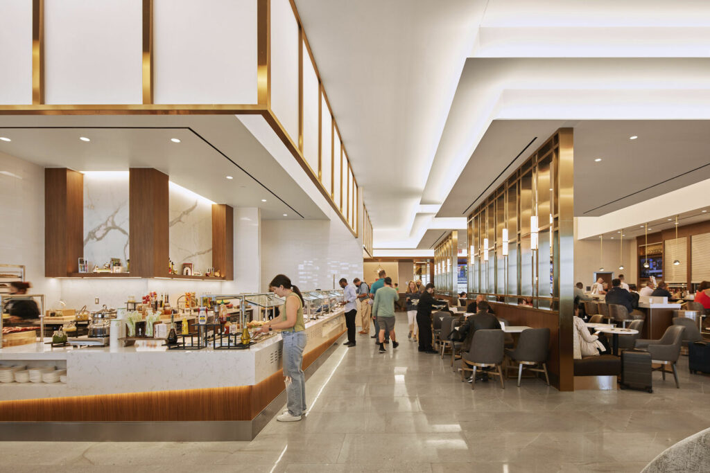 NYCxDESIGN 2023 Corgan and Hirsch Bedner Associates for Delta Sky Club