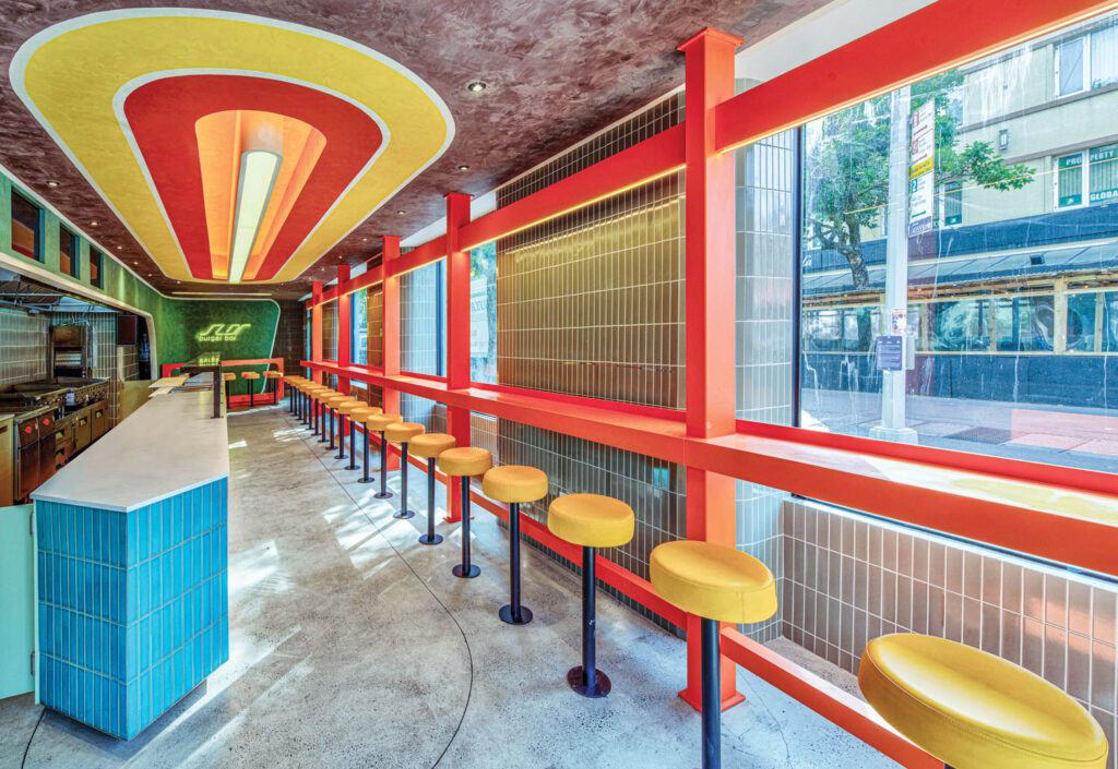 A 70s-style burger bar and Best of Year Award winner