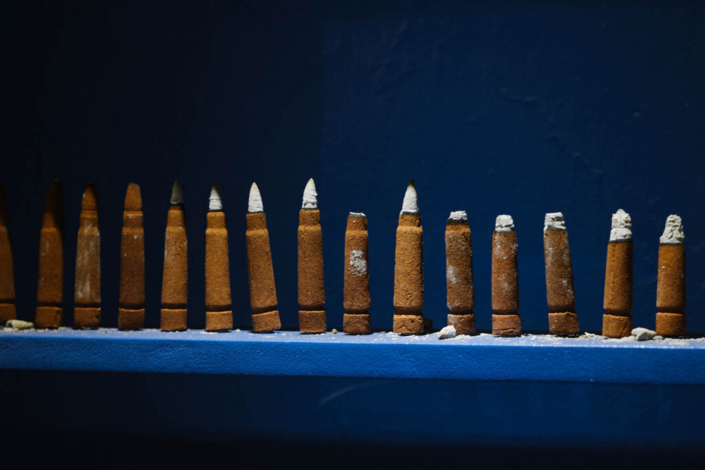 Blanks, bullet-shaped incense by Rina German Berezovski